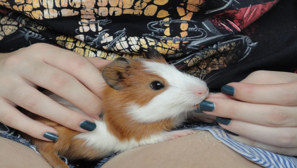 How do you know if your guinea pig is happy?